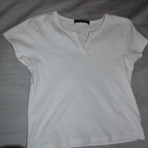 Brandy white crop top
